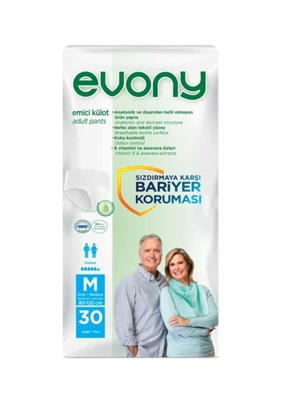 Emici Külot Yetişkin Hasta Bezi M Beden 30 Lu Tek Ebat