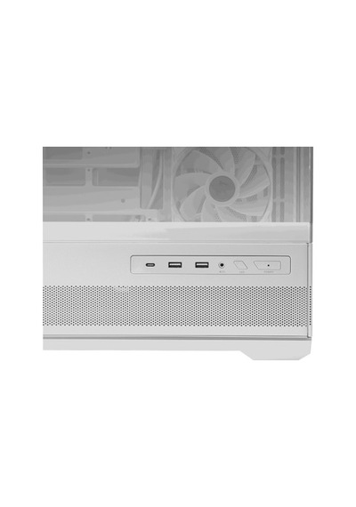 Msı Mag Pano 110r Pz Whıte Temperli Cam 3x120mm 1x120mm Argb Fan Atx Beyaz Panoramik Gaming