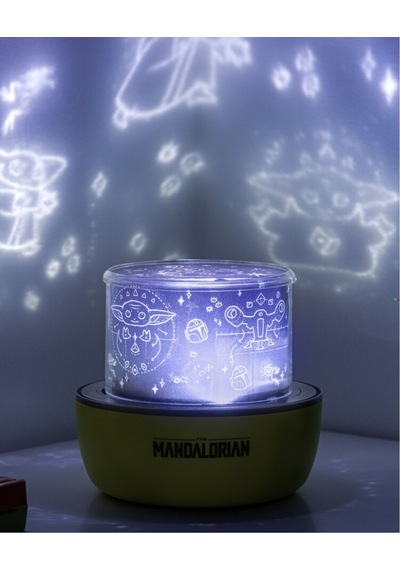 Mandalorian Grogu Projeksiyon Işığı Beyaz