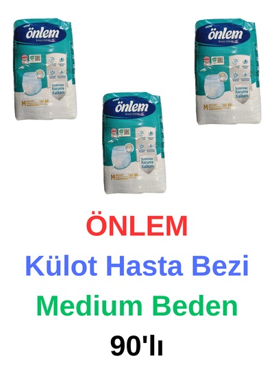 Önlem - Külot Yaşlı Yetişkin Hasta Bezi Medium Beden 90'lı M