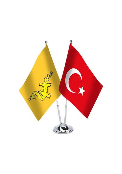 Büyük Hun İmparatorluğu Ve Türkiye -masa Bayrağı 1