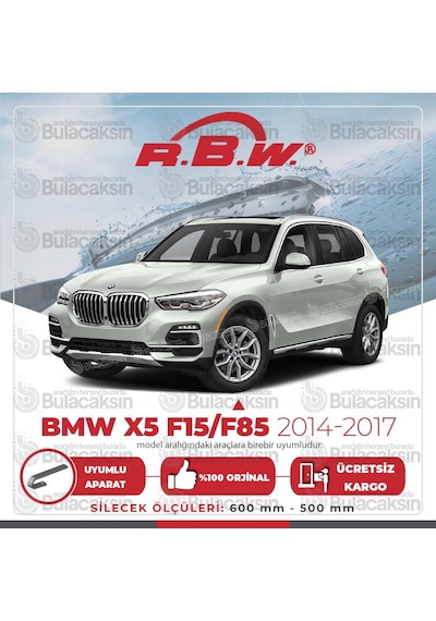 BMW X5 F15/F85 Muz Silecek Takımı (2014-2017) RBW