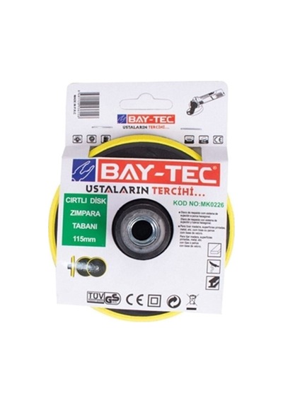 Bay-tec Tabanı Cırtlı Disk Zımpara 180 Mm Mk0240