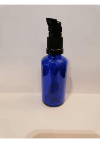 50cc 100 Adet Mavi Serum Pompalı Şişe