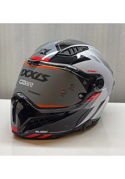 Axxıs Kask Fu409sv Ghostfıghter Sv Sleek A2 Parlak Siyah/beyaz