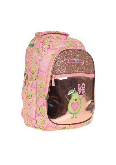 Kaukko Kids Love Sırt Çantası Aynalı taşlı Avokado L5096