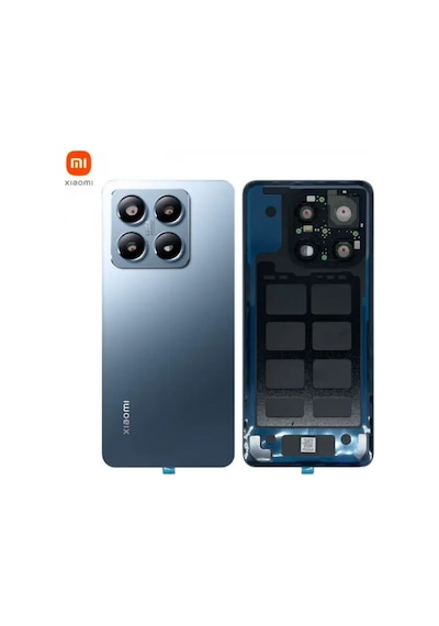 Xiaomi Mi 14t Pro Mavi Kamera Camlı Arka Cam Batarya Pil Kapağı Telefon Arka Kapak 29585251