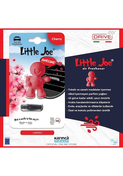 Little Joe Thums Up Cherry Kalorifere Geçme Oto Kokusu Kiraz