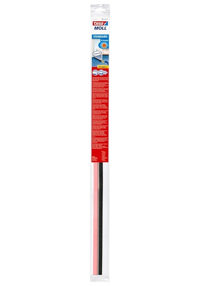 Tr Tesamoll Standart Kapı Altı Hava Akımı Önleyici Fırça, 1mx37mm, Şeffaf 0.05 M