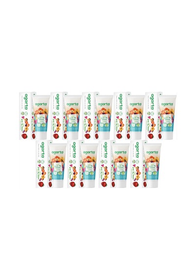 Agarta Doğal Diş Macunu 75ml Çocuk 9 Lu Set Beyazlık