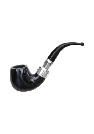 Peterson Ebony Spigot 221 9mm. Filtreli Akrilik Saplı Pipo 205907