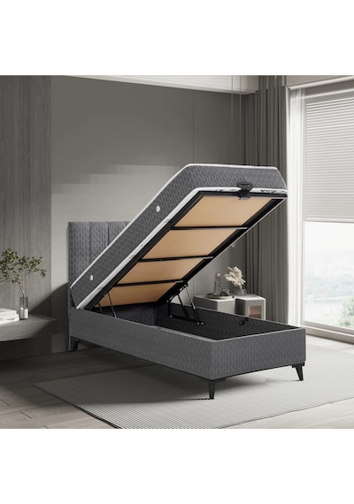 Azrayatakmobilya Baza+başlik+yatak Tam Ortopedik - 90 X 190 Cm 90x190