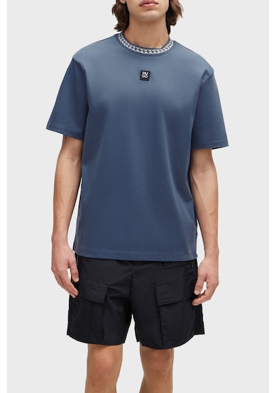 Hugo Erkek T Shirt 50510035 462 Mavi Mavi