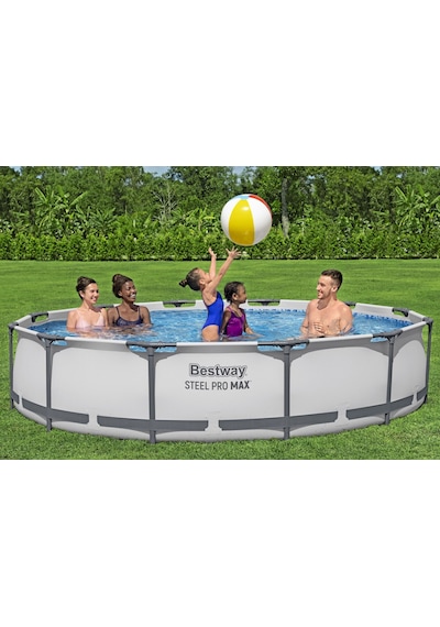 Bestway 56416 Steel Pro Max Yerüstü Prefabrik Havuz Seti 3,66 M X 76 Cm