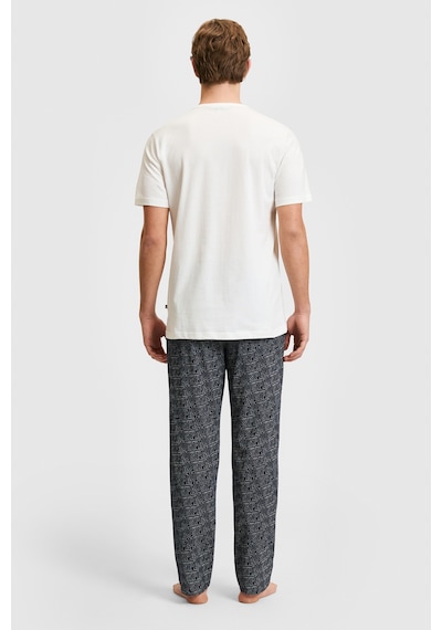 U.s. Polo Assn. Erkek Ekru Pijama Takım 50326148-vr019 Ekru