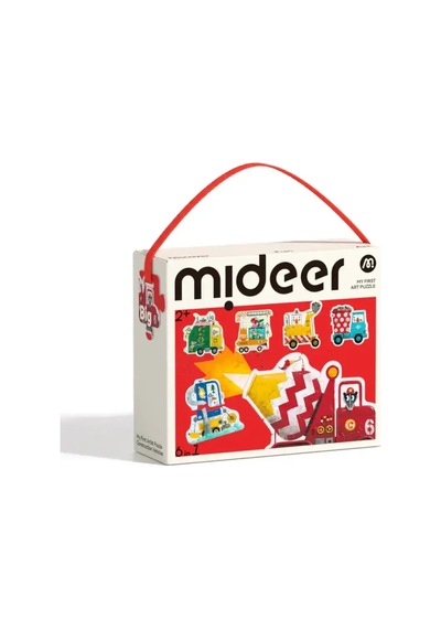 Mideer My First Puzzle İnşaat Araçları Md1459