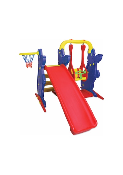 King Kids Kaydıraklı Salıncak Set A Yeşil
