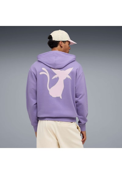 Puma X Pokémon Graphıc Erkek Geniş Kesim Kapüşonlu Sweatshırt 634915 29 Mor