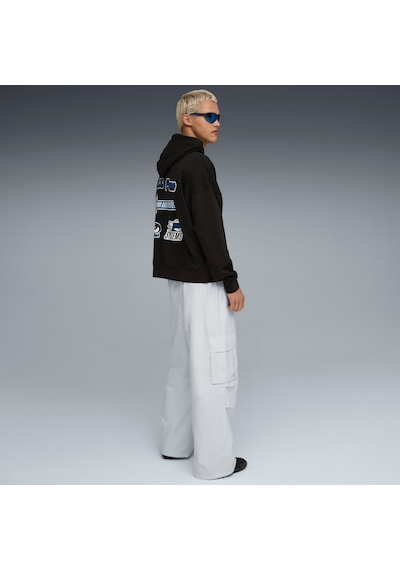 Future.puma.archıve Graphıc Boxy Unısex Kapüşonlu Sweatshırt 632078 01 Siyah