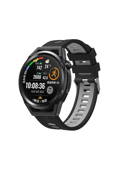 Galaxy Watch Active 2 40mm Krd-55 Uyumlu Mkst Kordon-siyah-gri