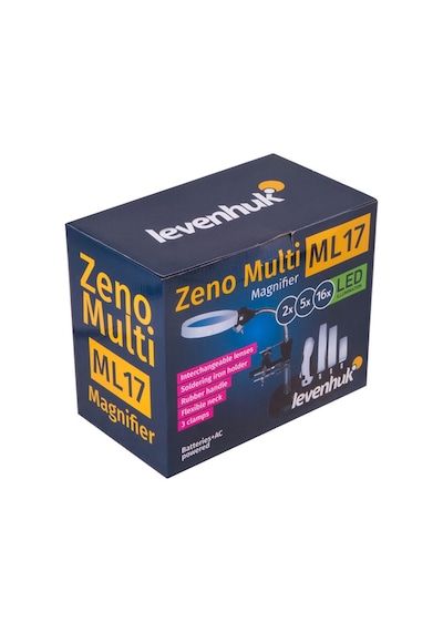 Levenhuk Zeno Multi ML17 Siyah Büyüteç