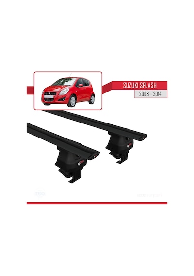 Suzuki Splash 2008-2014 Arası İle Uyumlu Ace-4 Ara Atkı Tavan Barı Siyah