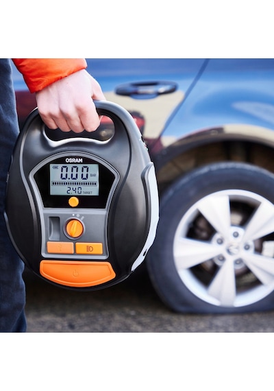 Osram Tyreinflate 6000 Dijital Şarjlı Lastik Şişirme Kompresörü Hava Pompası