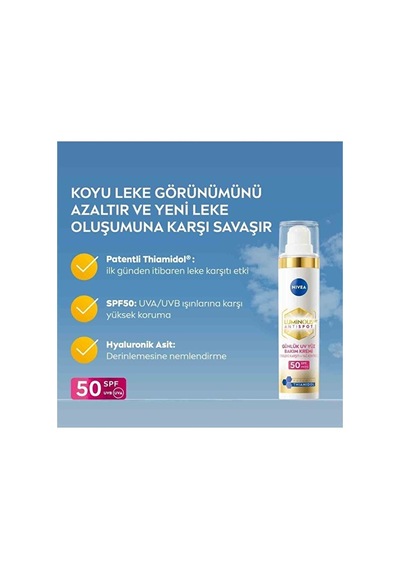 Nivea Luminous630 Leke Karşıtı Gündüz Kremi 50 Ml