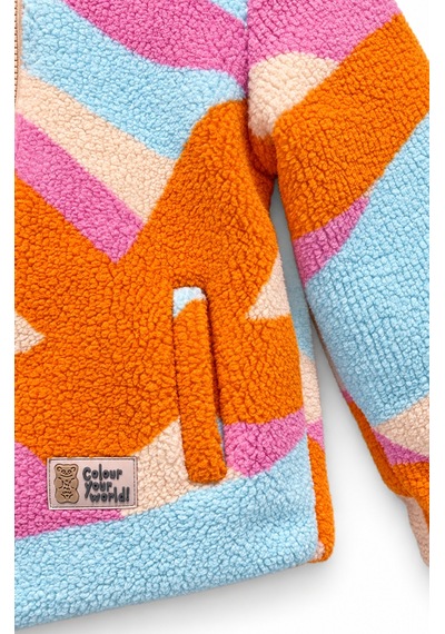 Harıbo Haribo Lisanslı Kız Çocuk Ayıcık Kulaklı Kapüşonlu Peluş Polar Ceket M1 Harıbo Haribo Lisanslı Kız Çocuk Ayıcık Kulaklı Kapüşonlu Peluş Polar Ceket M1