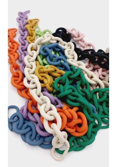 Angel Çanta Aksesuar 48 Cm Koyu Bej Renk Buzlu (Mat) Zincir