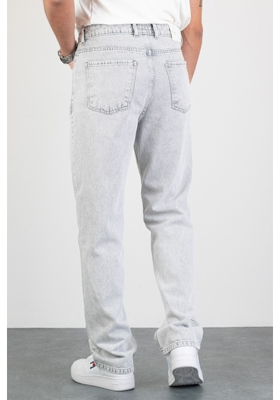 HLT Jeans Erkek Açık Gri Straight Baggy Fit Likrasız Rahat Kesim %100 Pamuk Loose Jean Pantolon Oliver AÇIK GRİ HLT Jeans Erkek Açık Gri Straight Baggy Fit Likrasız Rahat Kesim %100 Pamuk Loose Jean Pantolon Oliver AÇIK GRİ