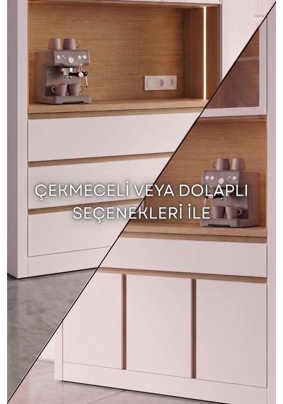 Nero Kahve Köşesi 130 Cm   Gri-karbon