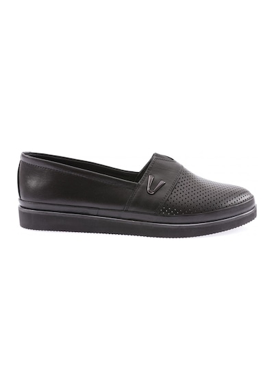 Dgn 535-23y Kadin Lazerli V Tokali Lastik Detayli Comfort Ayakkabi 535-2111-R1534 Siyah