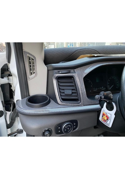 Ford Transit 2020 Carbon Konsol Kaplama