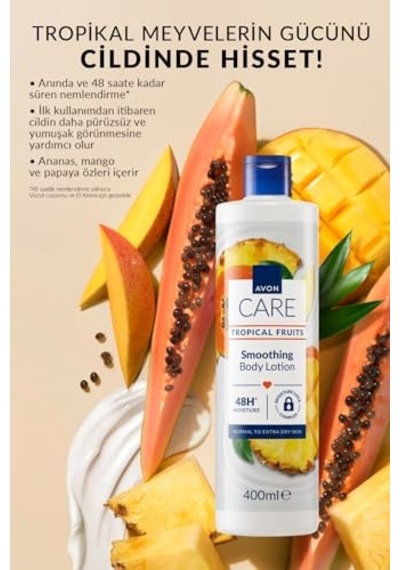 Tr Care Tropical Fruits Ananas, Mango Ve Papaya Özlü Vücut Losyonu 400 Ml