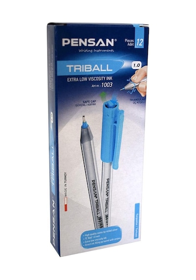 Pensan Triball Tükenmez Kalem 12 Li Renk Seçenekli
