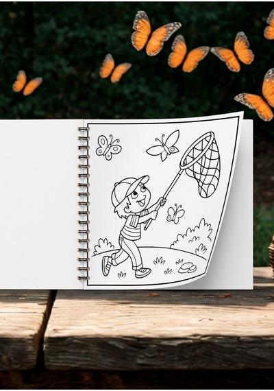 Spring İlkbahar Bold And Easy 20 X 20 Cm Büyük Boyama Kitabı