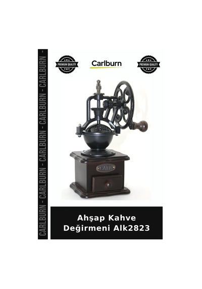 Özel Üretim Dekoratif Mutfak Hediye Retro Nostaljik Ahşap Kahve Değirmeni Alk2823 Çok Renkli