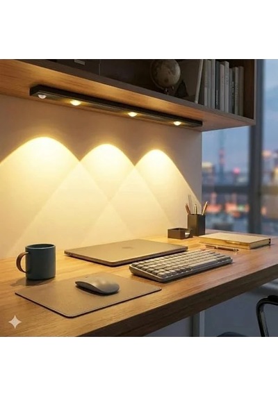 40 Cm Ultra Slim Led Aydınlatma, 3 Farklı Işık Rengi Ve Dimmer Özelliği .