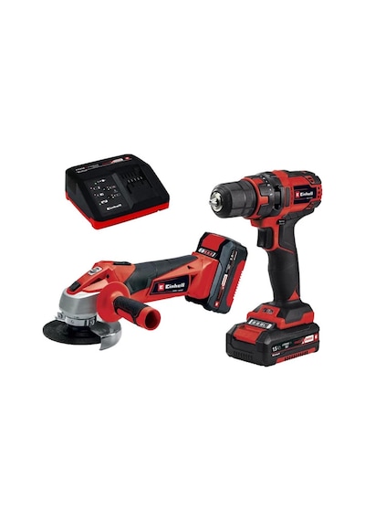 Einhell TC-AG 18/115 Taşlama + Einhell TC-TK 18 Lİ Kit TC-CD 18/3