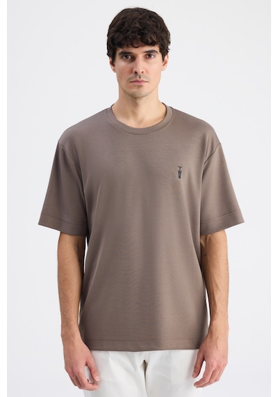 Twn Relaxed Fit Vizon Düz T-shirt 6ec144701535m Çok Renkli