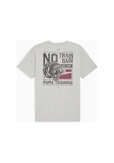 Puma M Graphic Illustrated Tee Gri Erkek Tişört 52762804 Gri