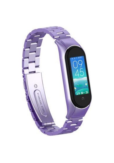 Xiaomi Mi Band 6 Krd-04 Metal Katlamalı Yandan Klips Kordon