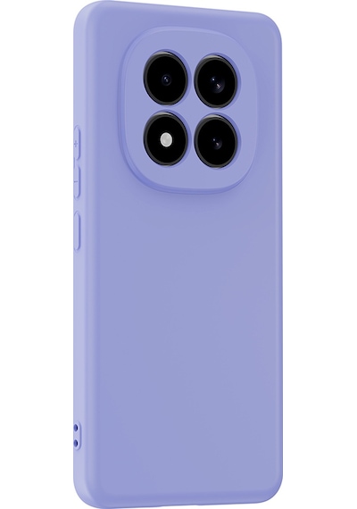 Xiaomi Redmi Note 15 Pro Plus Kılıf Kadife Iç Yüzey Yumuşak Dokulu Kamera Korumalı Ince Silikon Kapak Mara Kırmızı