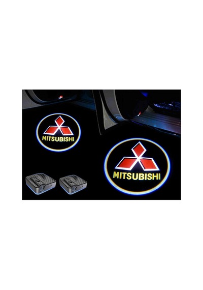 Mitsubishi Kapı Altı Led Aydınlatma Araç Logolu