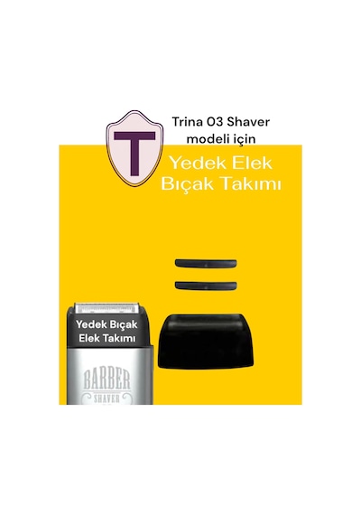 Trina 03 Metal Shaver Modeli Yedek Elek Bıçak Takımı