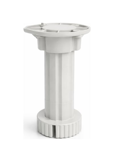 Ayarlanabilir 1 Adet 10+2 Cm Plastik Ayak Dolap Mobilya Tezgah Yükseltici Yükseltme Ayağı Gri 6395751
