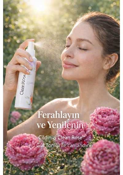 Clean Rose Cleanrose Hassasiyet Karşıtı Rahatlatıcı Yüz Toniği 150 Ml - Ferahlatıcı Ve Arındırıcı Cilt Bakımı