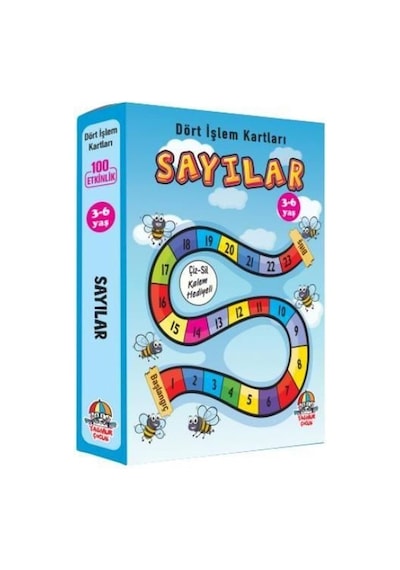 Dört İşlem Kartları - Sayılar (3 - 6 Yaş)- Yağmur Çocuk