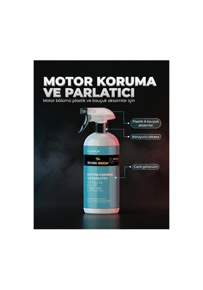 Araç Oto Motor Koruma Ve Parlatıcı Sprey 500ml Eagle